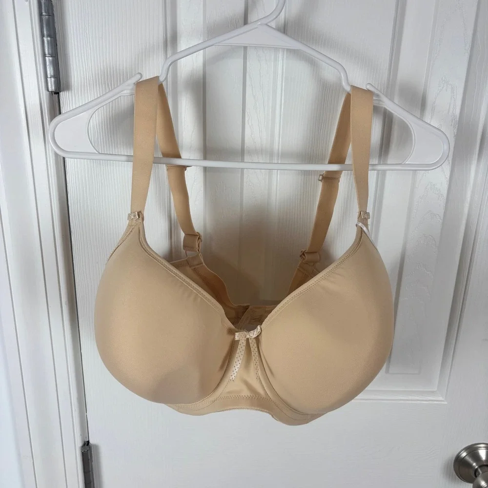 Elomi Bijou Sand Molded Underwired Bra J-Hook US 34J UK 34GG EL8722SAD Beige